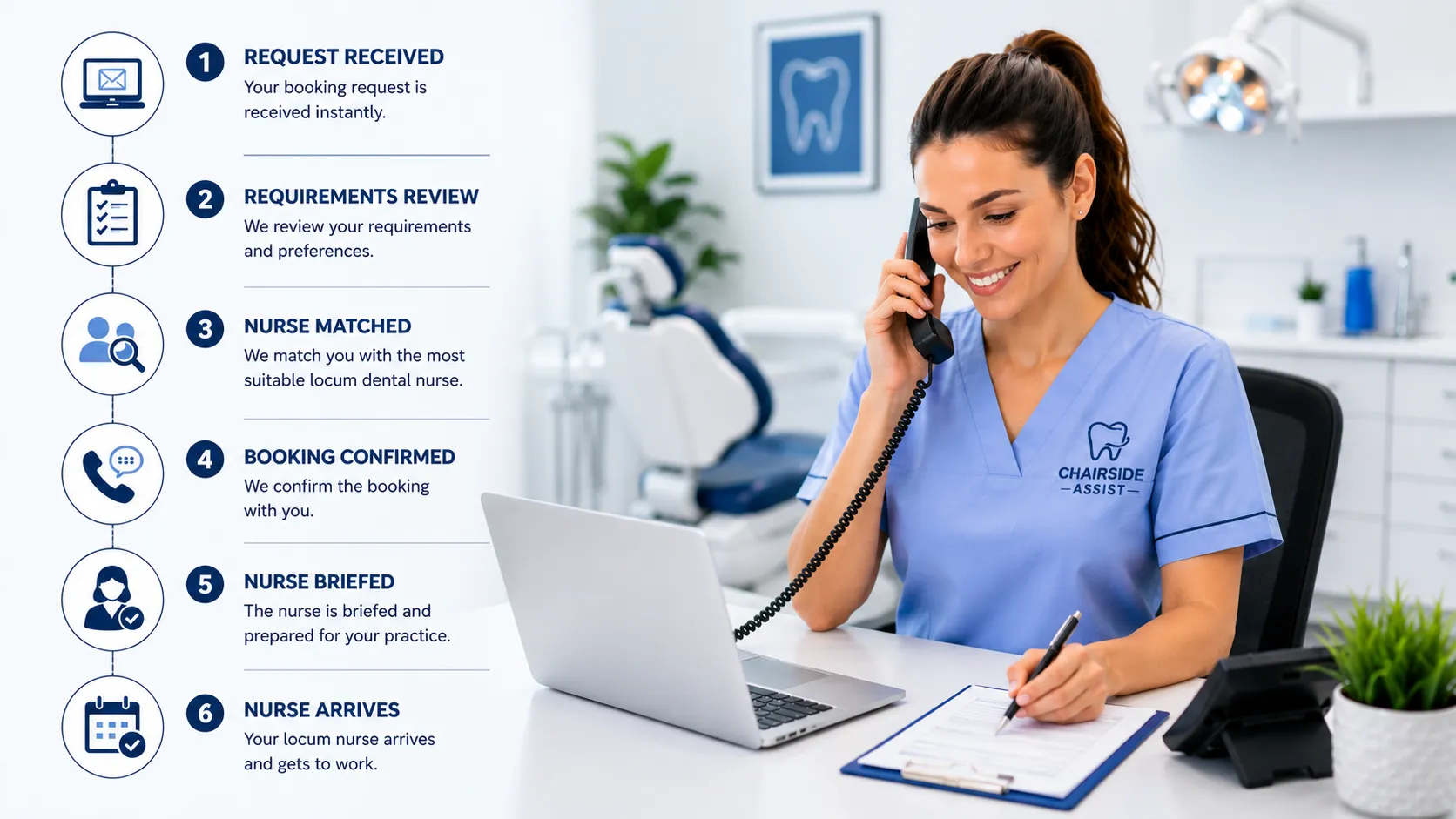 book locum dental nurse online